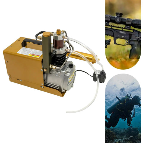 Get Your Breath Back With This Badass Portable High Pressure Air Compressor Pump. Rock Solid Copper Motor And Steel Shell Build Lasts Forever. Easy To Lift Handles Make Industrial Pipeline Inspections A Breeze Or Tire Inflation A Piece Of Pie For Pros