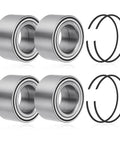 Front And Rear Wheel Bearing Kit For Can Am Maverick X3 2017 2018 2019 2020 2021 2022 2023 Beefed Up Steel Cover