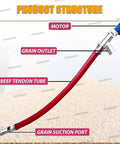 2000W Heavy Duty Screw Conveyor And Electric Auger Feeder Workhorse For Grain And Material Transfer Portable Suction Pump diagram