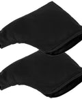 Heavy Duty Black Dust Collection Bag With Zipper And Steel Wire Outlet For Miter Saw Belt Sander Edge Planer, two bags shown.