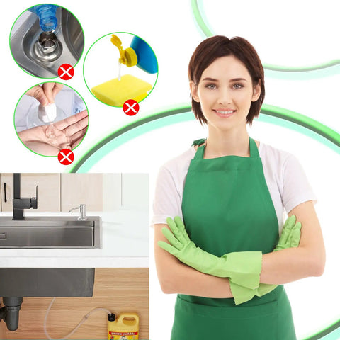 47 Inch Sink Soap Dispenser Extension Tube Kit With Upgraded Check Valve for under counter kitchen sinks shown with accessories