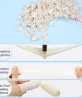 Top Notch Medium Finger Cots 480 Count Powder Free Fingertip Sleeves showing exceptional toughness and elasticity for reliable protection.