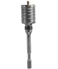 Spline Rotary Hammer Core Bit For Concrete Drilling Core Size Two And Five Eighths Inch Twelve Inch Length Wave Design Integral Shank