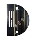 Pro Grade Industrial Sewing Machine Needle Plate 147150 Replacement Steel Throat Plate for Precise Stitching, Smooth Fabric Feed, Durable Steel Construction, and Pro Level Performance, black steel plate