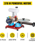 Heavy Duty Tct Blade Sharpener With Rotary Angle Adjust And Water Injection Cooling For Polishing Carbide Tips On Any Saw Blade, 370W motor, 2850 RPM.