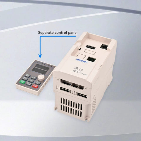 3KW VFD Variable Frequency Drive for CNC Spindle Motor Inverter with separate control panel on display
