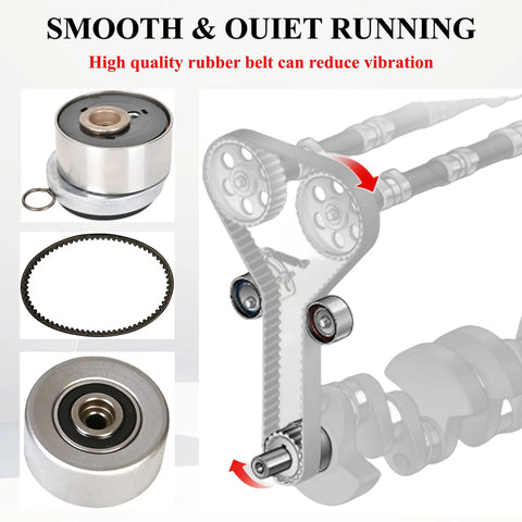 Top Shelf Timing Belt And Tensioner Kit Replaces 24422964 For Chevy Sonic Cruze Aveo Pontiac G3 Four Cylinder Engine Smooth Swap For Your Daily Driver