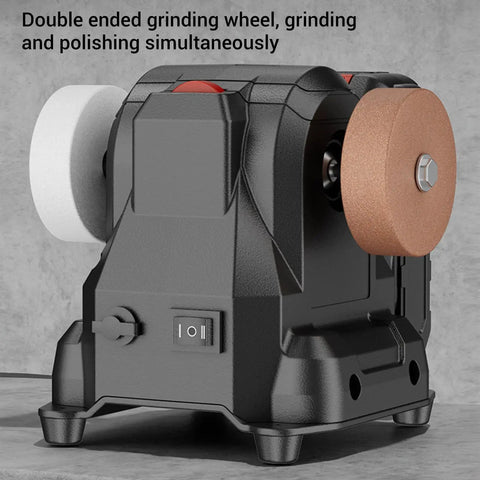 Fafeicy Cordless Mini Sander And Polisher With 6 Gears And 100 Watt Pure Copper Motor for simultaneous grinding and polishing.