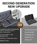 Comparison of second-generation All In One 42 In 1 Magnetic Screwdriver Set with previous version, highlighting new features