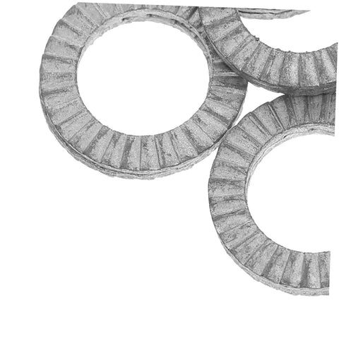 Industrial Locking Washers Featuring Double Wedge Interlocking Teeth Hella Secure Anti Vibration Grip For Automotive And Bike Repairs Locks Down Solid Heavy Duty Steel Construction