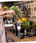 Person cooking in kitchen with Heavy Duty Leak Stop Tape For Radiator Pipes And Home Repairs High Temperature Resistant Seal Strip