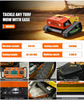 Versatile Lawn Mower Workhorse For Park Community And Home Use With Manual And Electric Options Grass Cutting Machine display