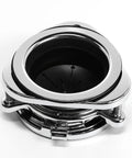 Stainless Steel Garbage Disposal Flange Kit With 3 Bolt Mount And Splash Guard Fits Three And A Half Inch Standard Sink Drain Hole
