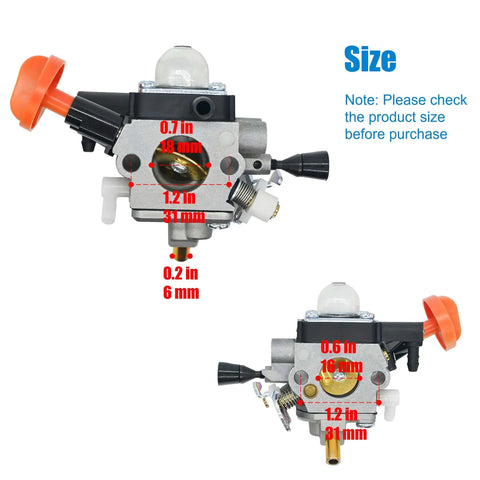 Carburetor Replacement Kit For Trimmers And Brush Cutters That Fits FS91R FS111R FS91 FS89 HT102 HT103 KM111 KM91 Engines