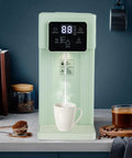 Instant Hot Water Dispenser With 1500W Heating 3L Large Tank Countertop Water Filter System Smart Touch Screen Child Lock Green
