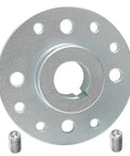 Beater Proof Aluminum Chain Sprocket Axle Hub Adapter Precision Machined Keyed Design Built Tough For Go Kart Dune Buggy Golf Cart ATV UTV featuring a silver 102mm hub with 25.5mm bore.