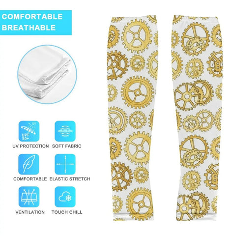 Keep It Cool During Your Daily Grind With Fly Ice Silk Arm Sleeves Packed With Instant Cooling Relief And Heavy Duty Ultraviolet Blocking Plus Secure Thumb Hooks For The Gym