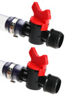 Fuel Filler Kit For Race Jugs With Ball Valve Hose Fifteen Inch Connector Fits Sportsman Jugs And Most Fuel Containers
