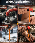 Top Tier 28-Piece Color-Coded Hex Key And Torx Wrench Set With Magnetic Ball Ends For SAE Metric Bolt Fixin' Plus T-Handle Speed Wrench Tool Kit Perfect For Guys Who Like Pro Gear. in machine, furniture, appliance, and car repair