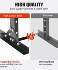 High carbon steel base compared to alloy steel for 20 Ton Hydraulic Shop Press H Frame Garage Floor Mount With Adjustable Stamping Plate.