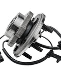 Front Wheel Bearing Hub Assembly 5 Lug For Ford Explorer 2006 2010 Explorer Sport Trac 2007 2010 Mercury Mountaineer 2006 2010 Front Left Or Right Replacement Bearing Hub Kit Built To Last OE Style showing flange and ABS sensor, side view