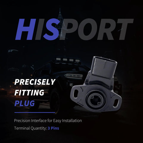 Throttle Position Sensor TPS 3131705 3140173 For Polaris Vehicles OE Replacement Fits Ranger 2006 2013, Ranger Crew 2011 2015, RZR 2012 2016, Sportsman 570 ACE Quad UTV, 3-pin connector