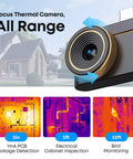 Dope Thermal Imaging Camera For iOS And Android With 8mm Macro Lens Manual Focus, 512x384 IR Resolution, temperature detection
