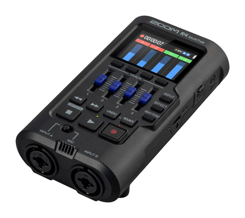 Multi Track Recorder For Musicians With Two XLR And TRS Combo Inputs 32 Bit Float Audio Built In Stereo Microphone Effects And Rhythms