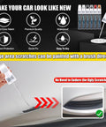 Buick White Frost Tricoat Touch Up Paint Kit For Cars - 2 In 1 Scratch Remover Pen With Disposable Micro Applicators in use