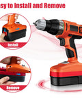 Two Pack 4500mAh NiMH 18V Replacement Battery For 244760-00 HPB18 Firestorm Cordless Tools Red Compatible installation