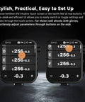 X3S Wireless Flash Trigger For Sony Cameras With 2.4G X System displaying OLED touchscreen interface and controls
