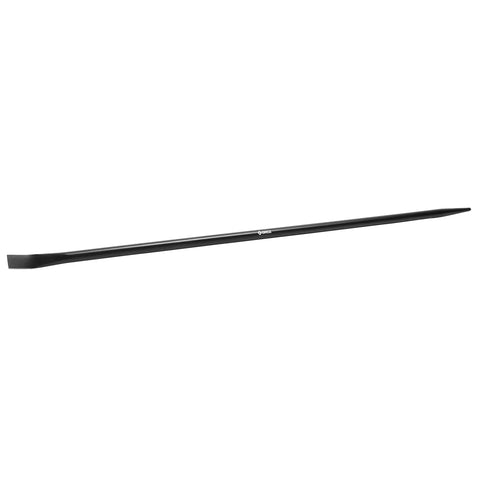 54 Inch Aligning Bar And Pry Bar For Structural Steel And Ironwork, Heavy Duty Dual End Tool, 1 Inch Round Chrome Alloy, Side View