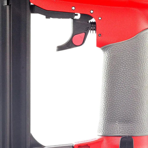 18 Gauge Pneumatic Brad Nailer With Stemless Adhesive Strips Designed For No Sweat Setup And Flawless Finish Carpentry Work On Any Home Refresh Project For Professionals And Diy Makers Seeking Reliable Performance