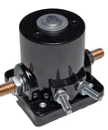 Starter Relay Solenoid Switch For Johnson Evinrude Mercury Marine Outboard Engines 12V Replacement With 18 5808 black unit front view