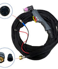 Pilot Arc Plasma Cutter Torch Workhorse for AG60 and 40A 50A 60A air plasma cutters with 4m canvas-wrapped cable