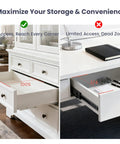Undermount Soft Close Drawer Slides 9 Inch Full Extension Concealed Bottom Mount Cabinet Rails Heavy Duty Steel 100 Lb Load Capacity Anti Pinch Quiet Close operation comparison image