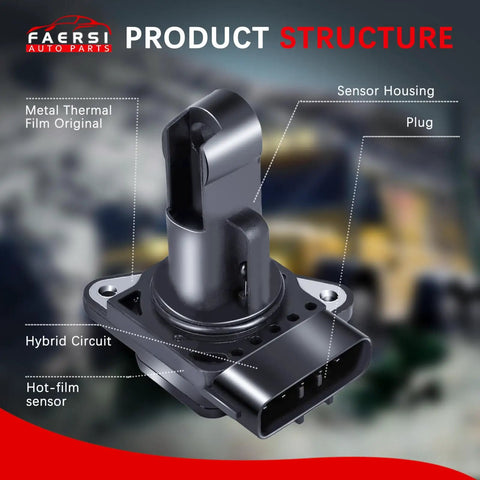 Mass Air Flow Sensor MAF Replacement For Toyota And Scion Cars OE Style Fits Camry RAV4 4Runner Tacoma Tundra Prius Avalon