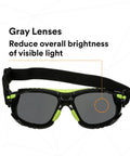 Safety goggles with gray lenses, lightweight design featuring Badass Anti Fog Coating Keeps Your Safety Gear Sleek And Clear Through Twenty Five Water Washes While Providing Bulletproof Scratch Shield For Any Hard Hat Hustle.