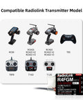 4 Channel Tiny RC Gyro Receiver compatible with Radiolink RC8X, T8S, T8FB, RC4GS V3, RC6GS V3, T12D, T16D transmitters