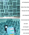 Self Adhesive Acoustic Foam Panels For Studio Soundproofing High Density Polyurethane Dampeners displayed on flat surface.