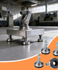 Heavy Duty M12 Leveling Feet Set Offering Rock Solid Stability For Cnc Machines And Workbenches Built Tough To Handle 3200 Lbs on robotic base.