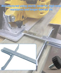 Rock Solid Circular Saw Rip Fence Guide for DCS570 DCS575 DCS577, featuring a sturdy metal construction for precise cuts.