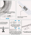 Outdoor Waterproof Rope Lights Daylight White 50Ft Cuttable And Connectable LED Tube diagram with cut and connection instructions
