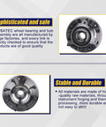 Front Wheel Bearing And Hub Assembly 515145 Compatible With 2011 2020 Chevy Silverado 2500HD 3500HD GMC Sierra 2500HD 3500HD