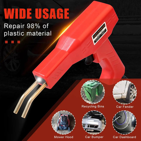 Upgraded Plastic Welder Kit with 1000 Staples and Pure Copper Transformer for Bumpers, Dashboards, Headlights and more