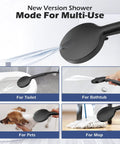 High Pressure Rain Shower Head With Handheld Spray Combo 12 Inch Large Rainfall Shower Head Plus 11 Inch Extension Arm shown in use