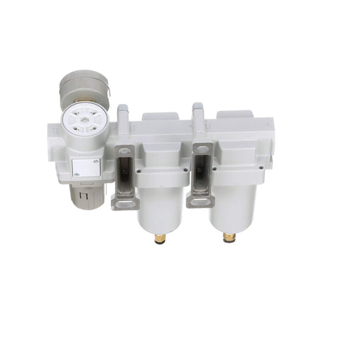 Three Stage Air Drying System With 10 Micron Particulate Filter And 0.1 Micron Coalescing Filter, One Half Inch NPT Regulator