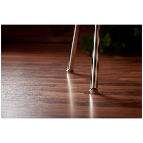 Chair legs on hardwood floor with Beige 32 Piece Round One Inch Felt Furniture Pads With Self Stick Adhesive Protect Hardwood Floors From Nicks Dents And Scratches While Moving Furniture Like A Pro.