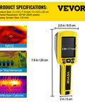 Pro Grade Thermal Imaging Camera 60x60 Infrared Resolution 3600 Pixels With 2.8 Inch Color Display Built In SD Card Li Ion Battery