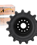 Heavy Duty Gear Drive Sprocket With 15 Teeth And 12 Bolts For Bobcat Skid Steer T180 T190 T550 T590 against a transparent background.